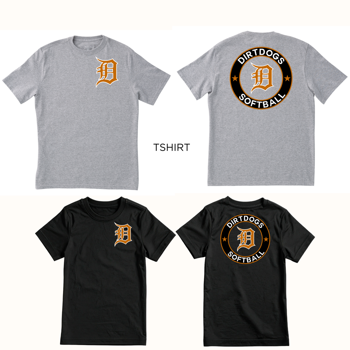 Cen Cal Dirtdogs Tshirt Circle Logo