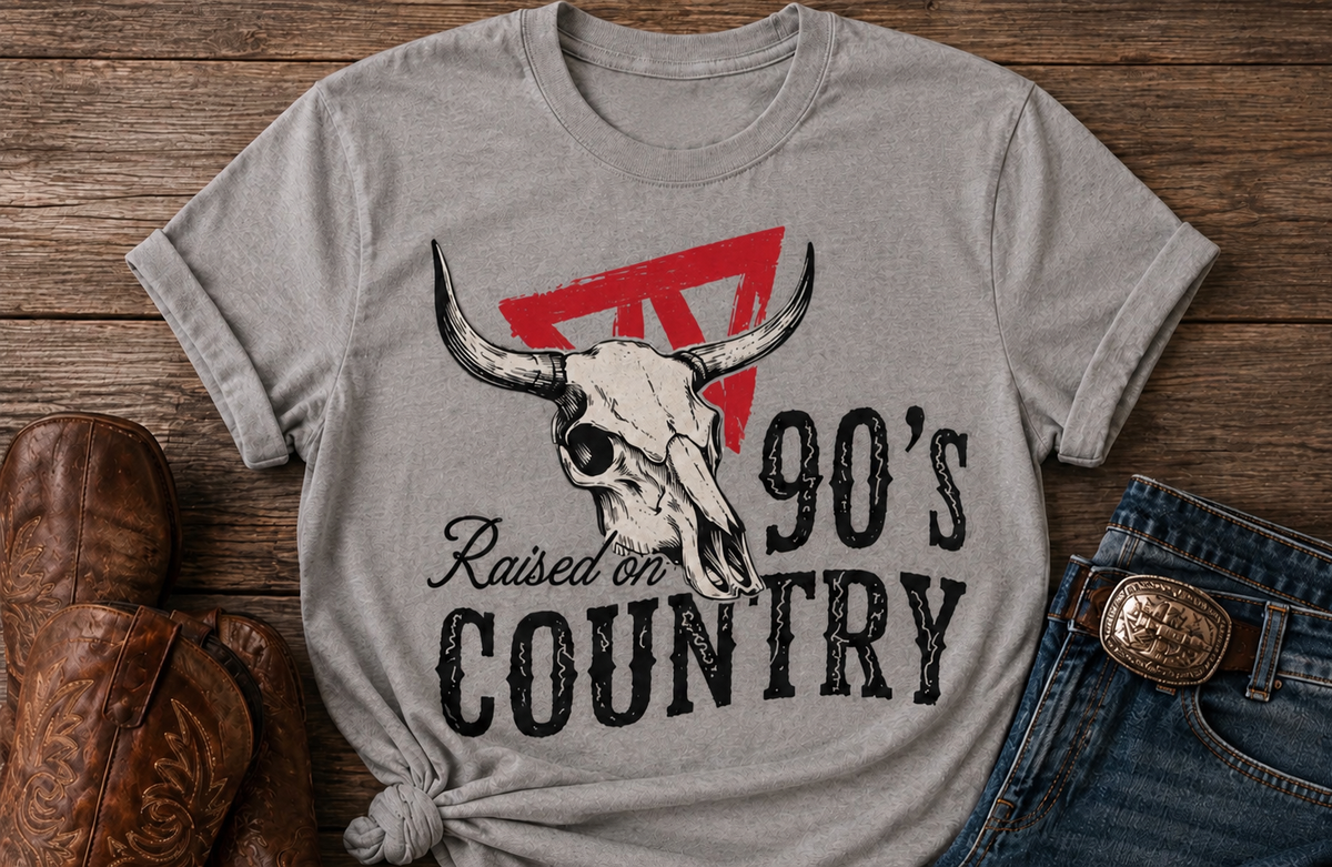 Raised on 90's Country Graphic Tee