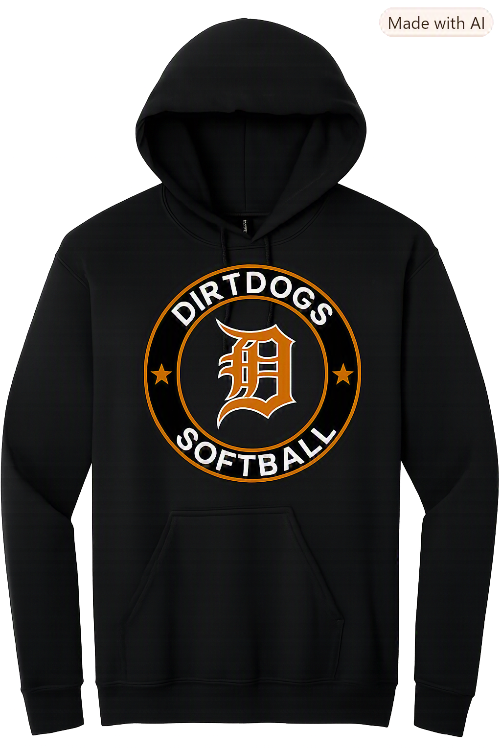 Cen Cal Dirtdogs Circle Logo Softball Hoodie