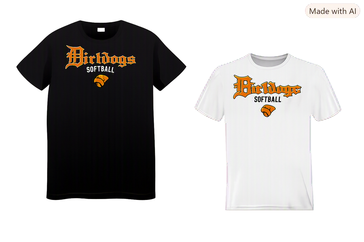 Cen Cal Dirtdogs Softball T-shirt