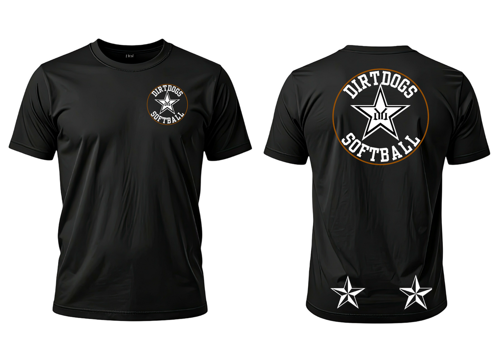 Cen Cal Dirtdogs Performance Tee-Black