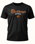 Cen Cal Dirtdogs Performance Black Tee- No number