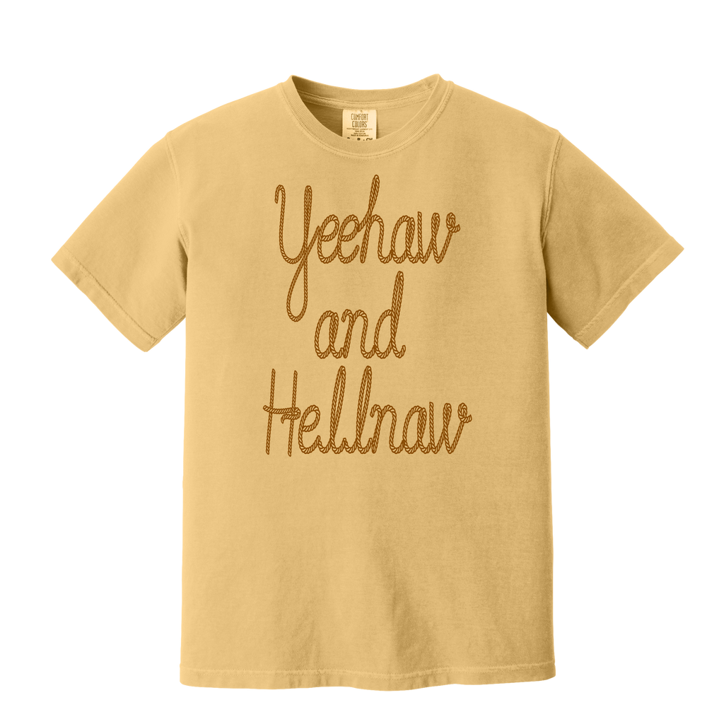 Yeehaw and Hellnaw Western Tee