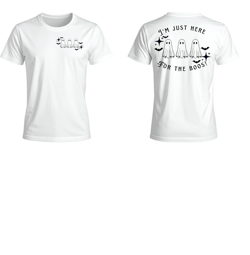 I'm Just Here for the Boos-Halloween Tee