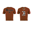 Cen Cal Dirtdogs player Performance Tee Texas Orange- Personalized
