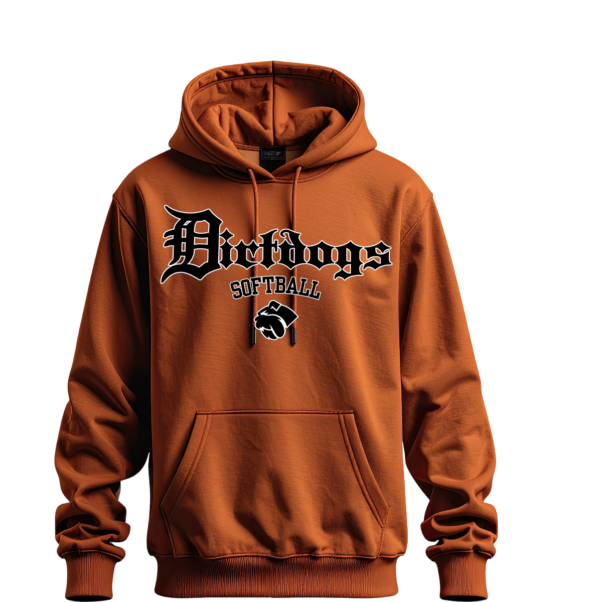 Texas Orange Adult Pullover Hoodie